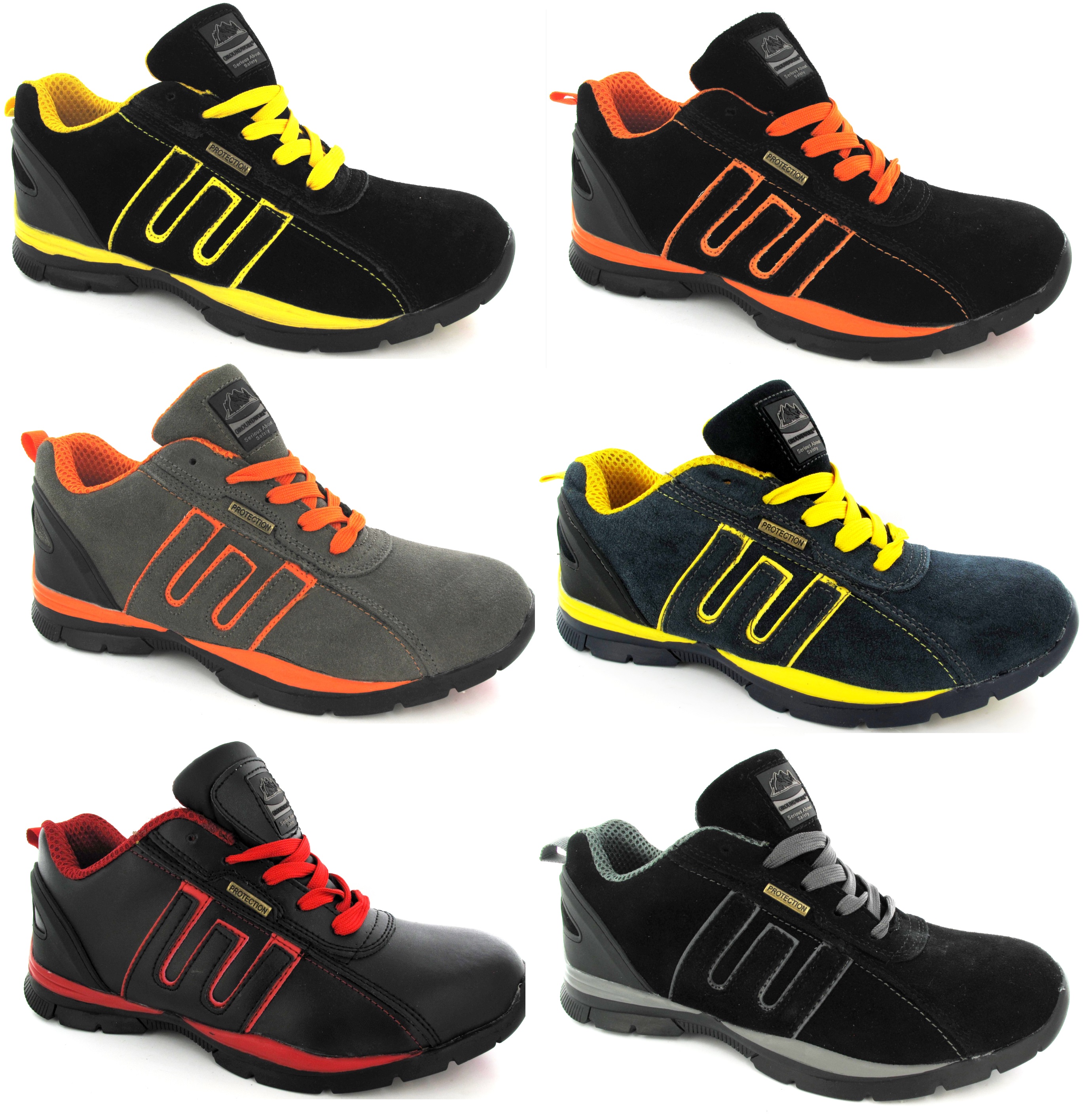 Sicherheitsschuhe Herren Mit Stahlkappe - Leichte Arbeitsschuhe Mit Drehknopf